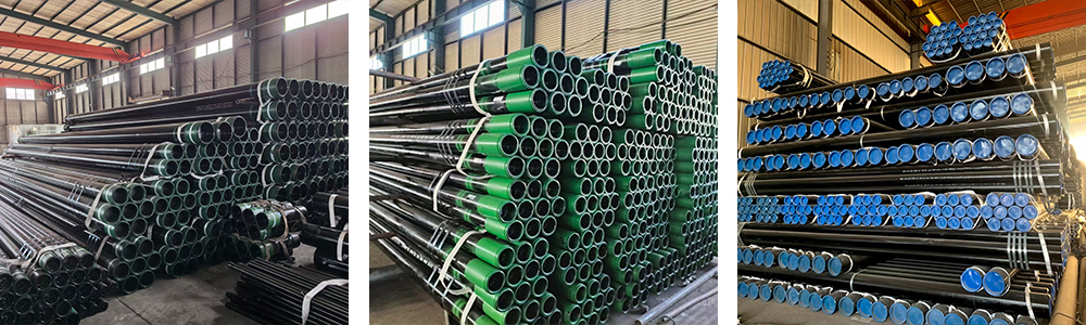 Schwarzes nahtloses Stahlrohr